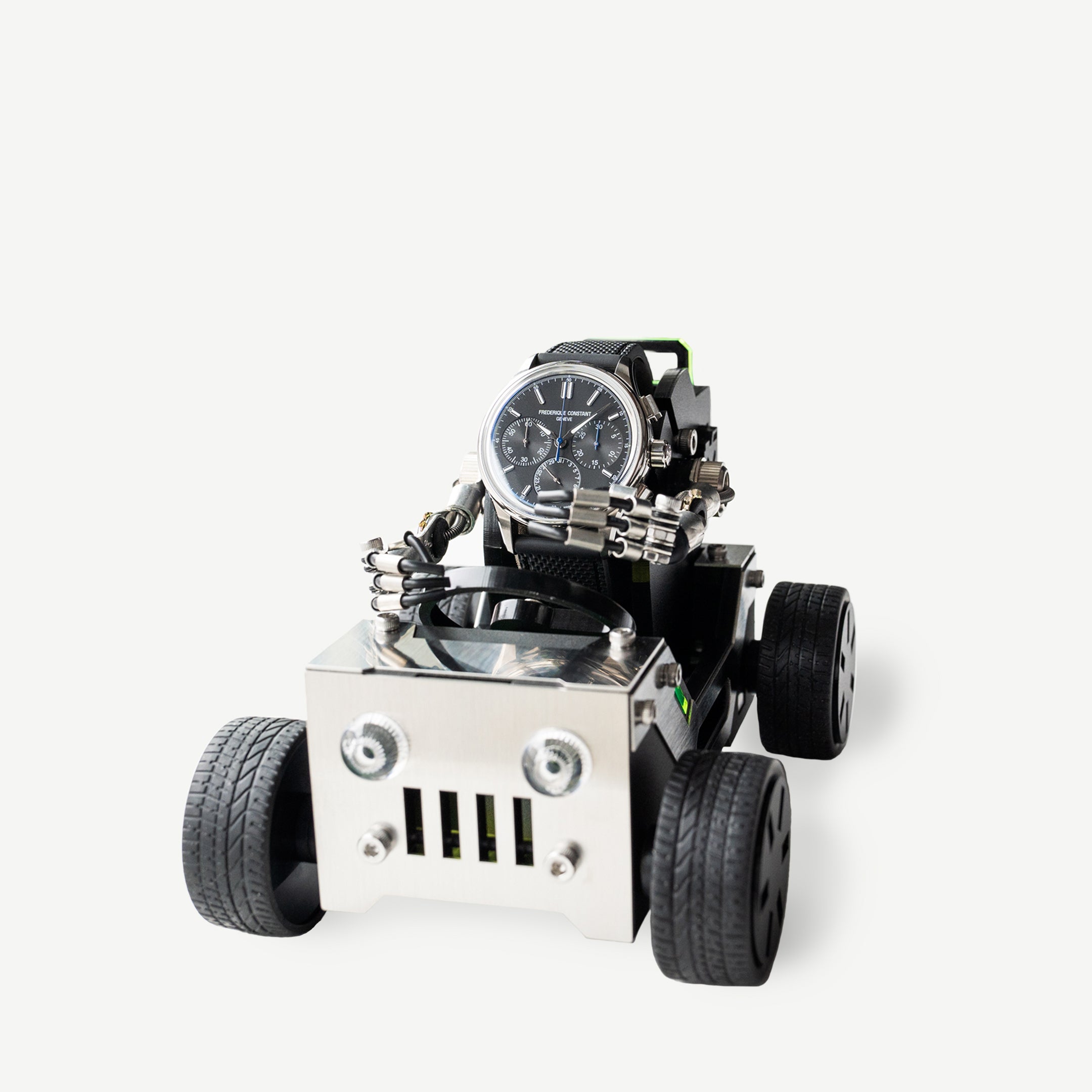 Off-Roader Watch stand, robotoys, handmade, watch display, 