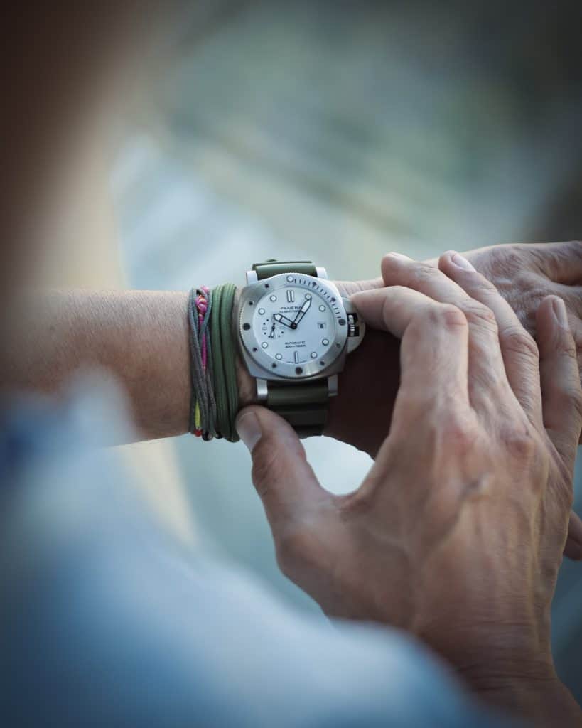 Winding a Tudor watch