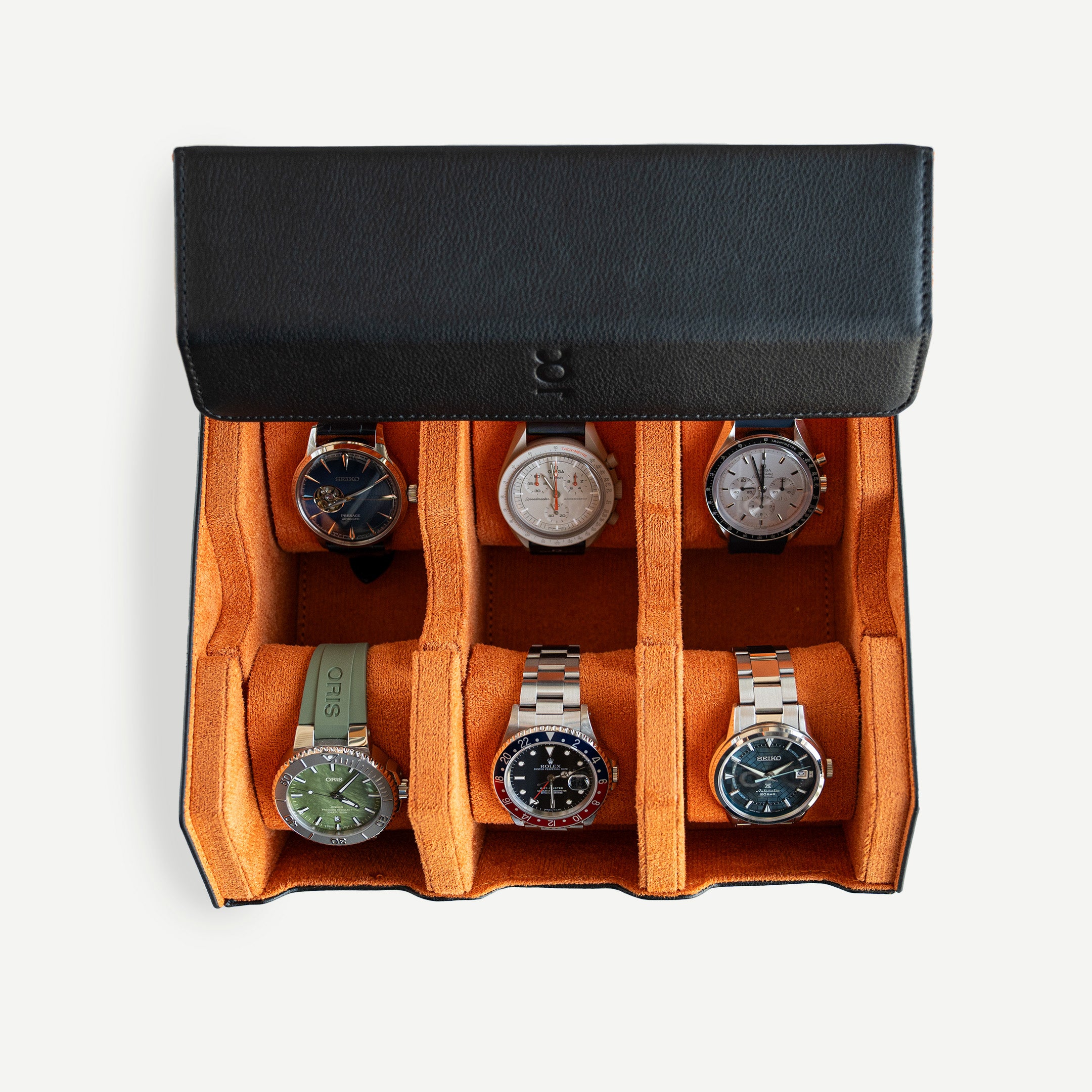 hexagon watch box for 6 watches