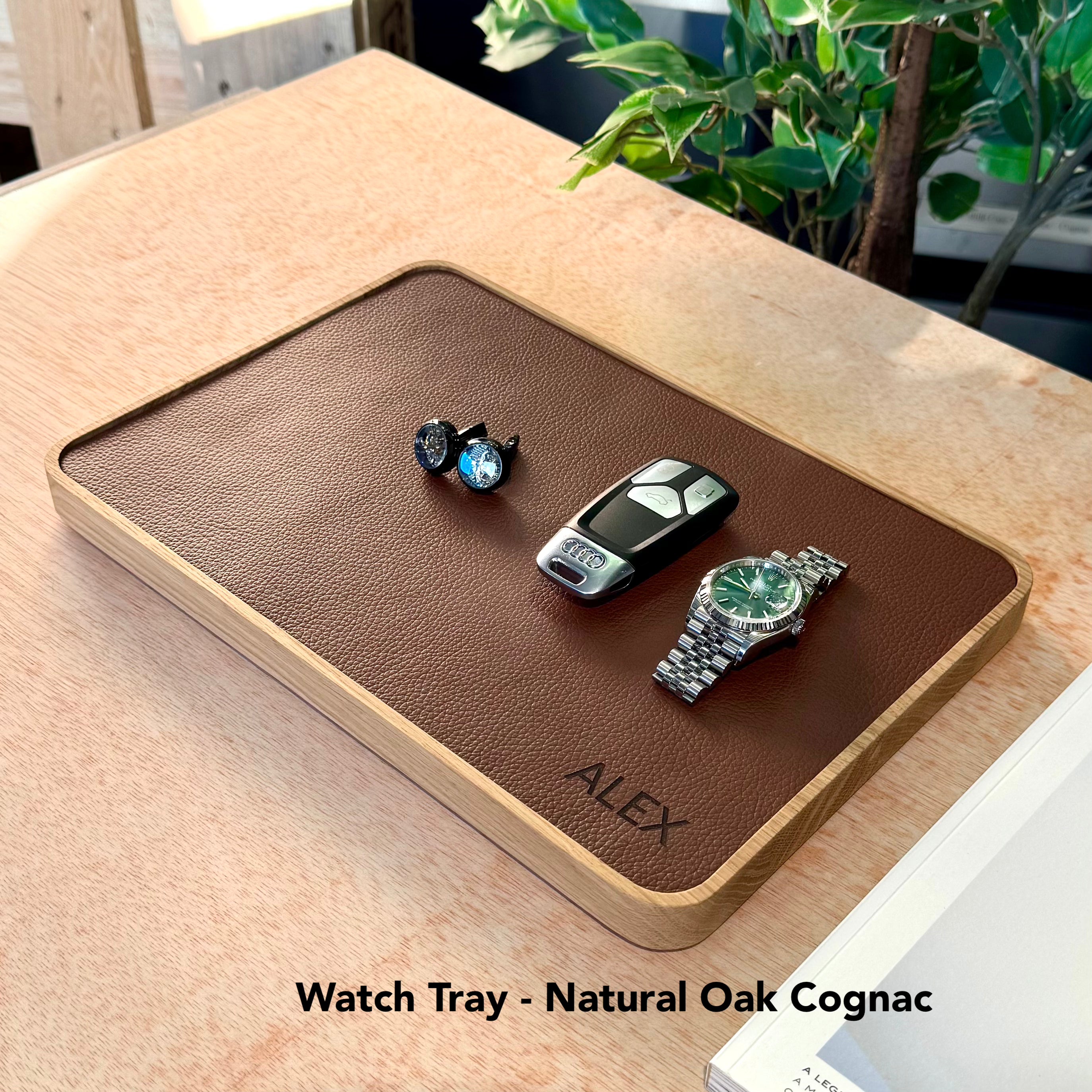 Personalized Watch Tray - Add name or initials