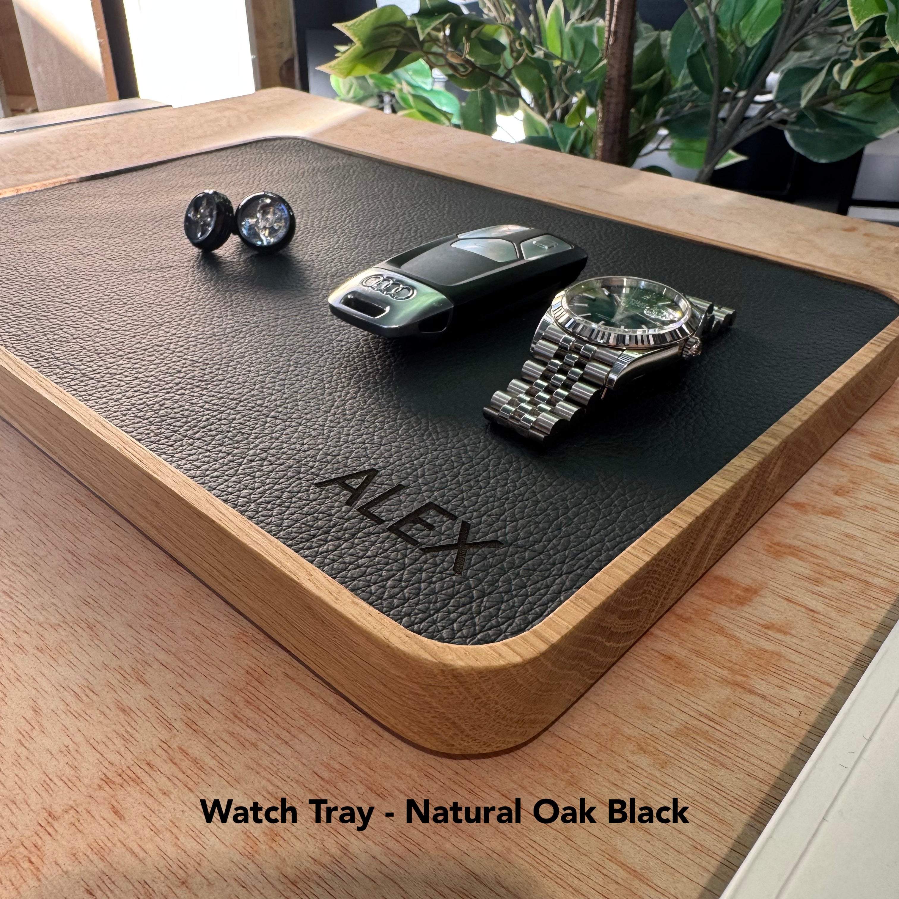 Personalized Watch Tray - Add name or initials