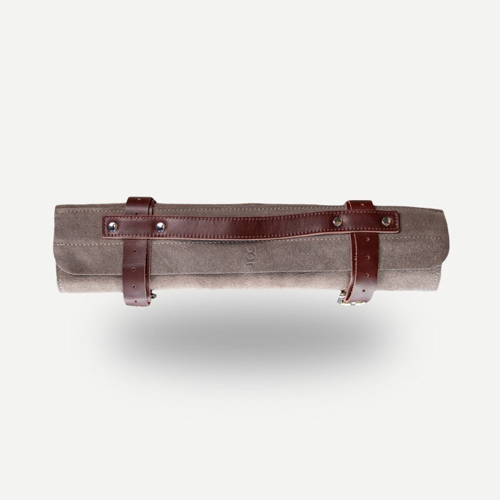 Leather Watch Roll - Brown