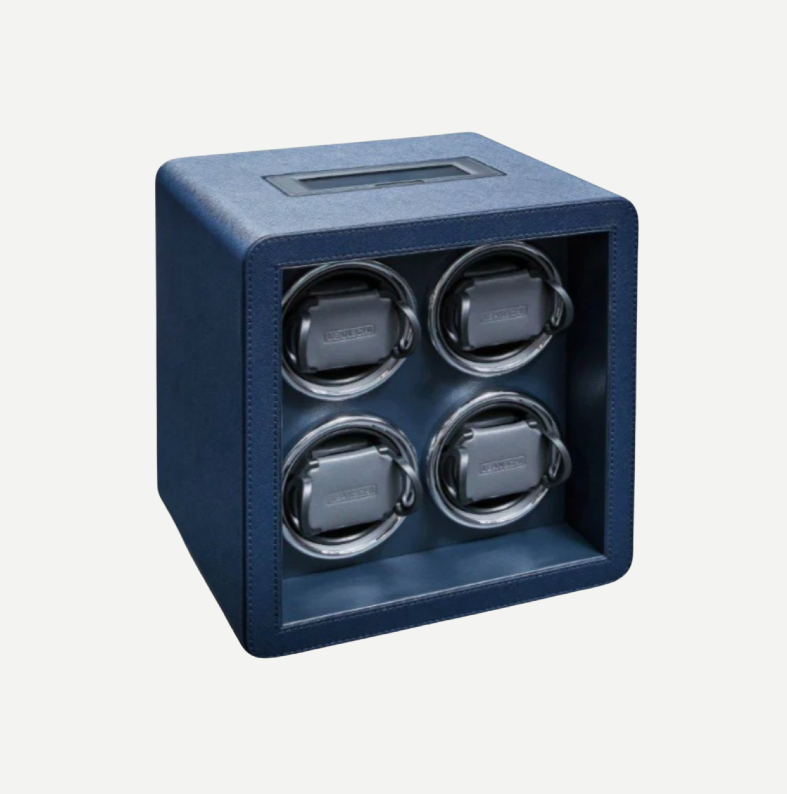 Leanschi Watch Winder for 4 Watches - Navy Blue