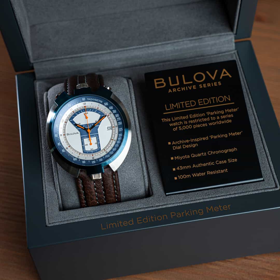 Bulova Parking Meter Chronograph Limited Edition Box