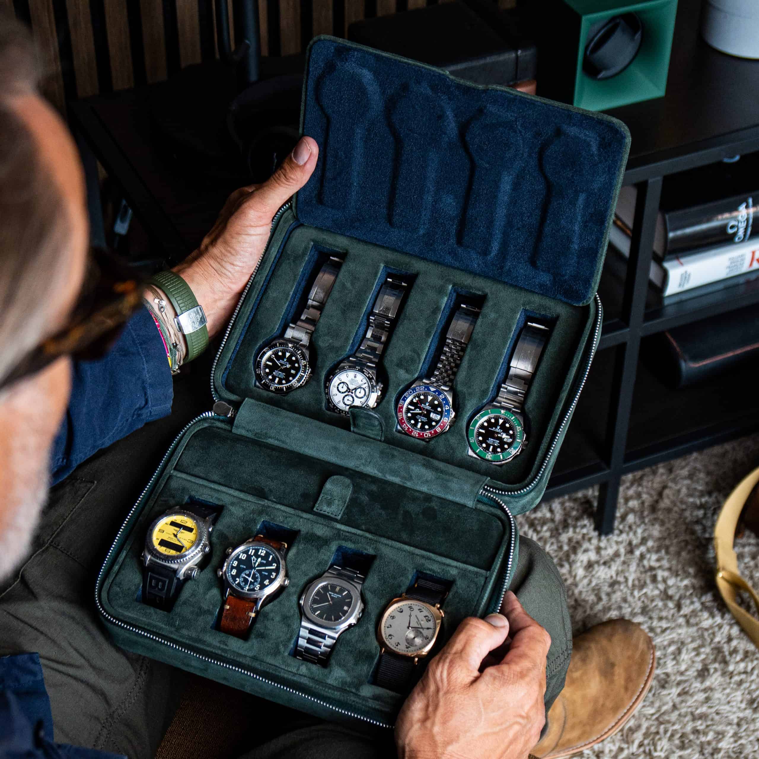 Forest Green 8 Slot Watch Box - $1,337 - Free shipping